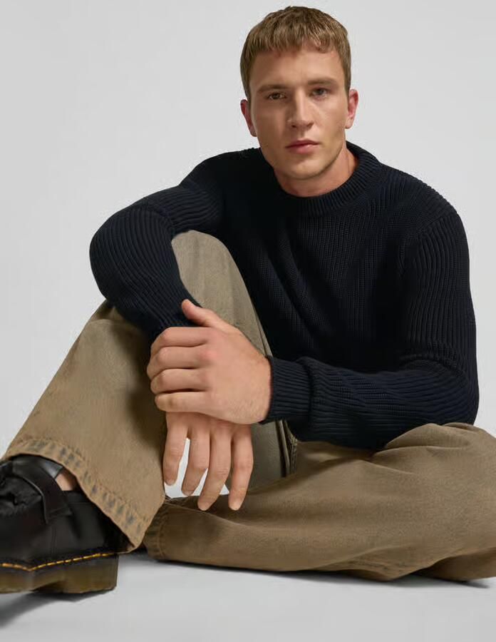 Replay Gebreide pullover met labeldetail - Foto 2