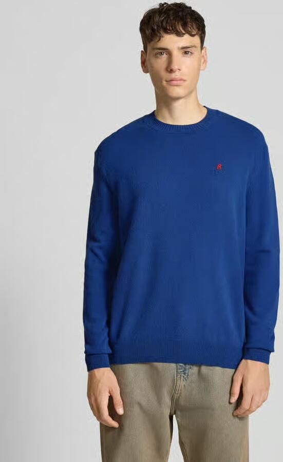 Replay Gebreide pullover van mix van lanawol met ronde hals - Foto 2