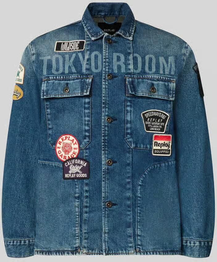 Replay Blazer 11 OZ COMFORT BLUE DENIM M13MD .0PL.795 22F