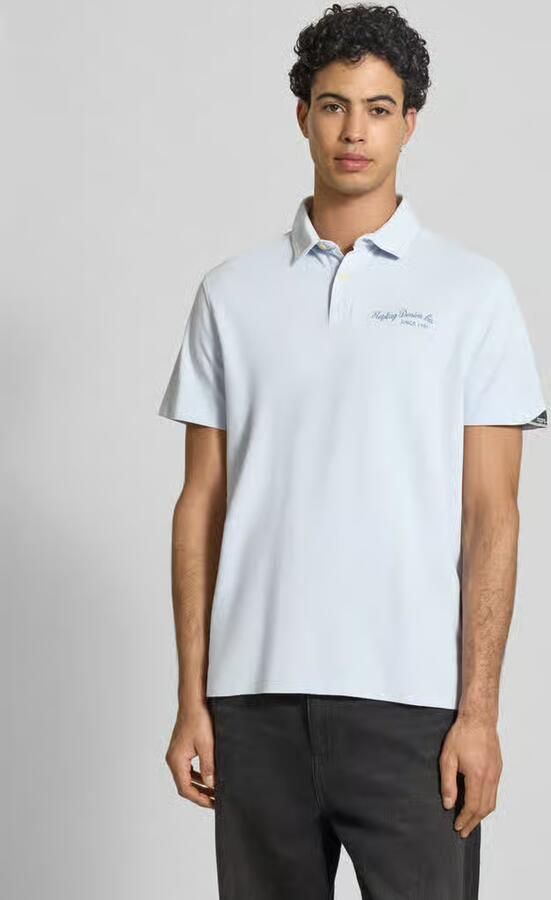 Replay Regular Fit poloshirt van puur katoen - Foto 3