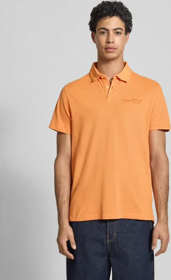 Replay Regular Fit poloshirt van puur katoen - Foto 2