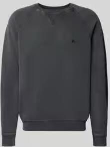 Replay Regular fit sweatshirt van pure katoen model 'Plush'