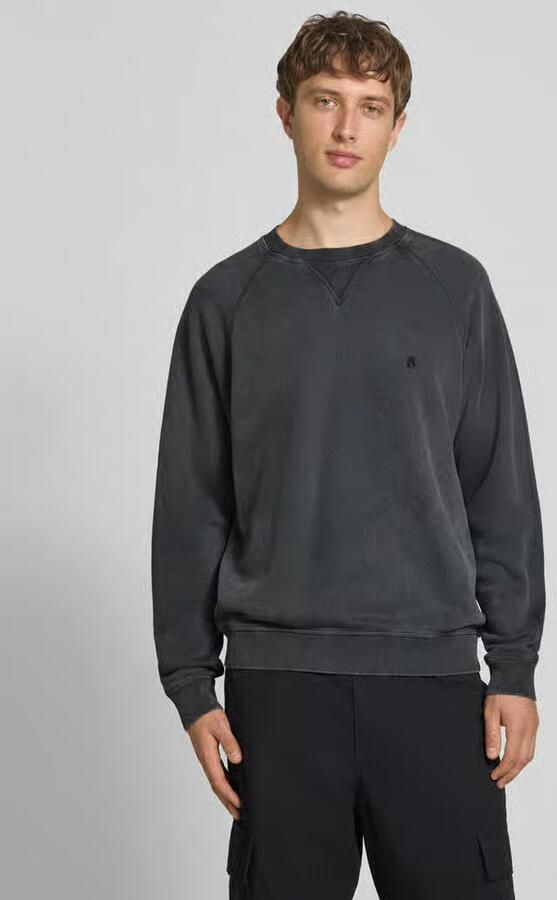 Replay Regular fit sweatshirt van pure katoen model 'Plush' - Foto 3