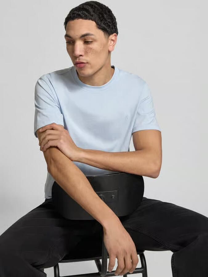 Replay Regular fit T-shirt met Logodetail - Foto 3