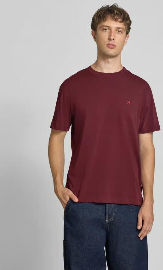 Replay Regular fit t-shirt van puur katoen - Foto 3