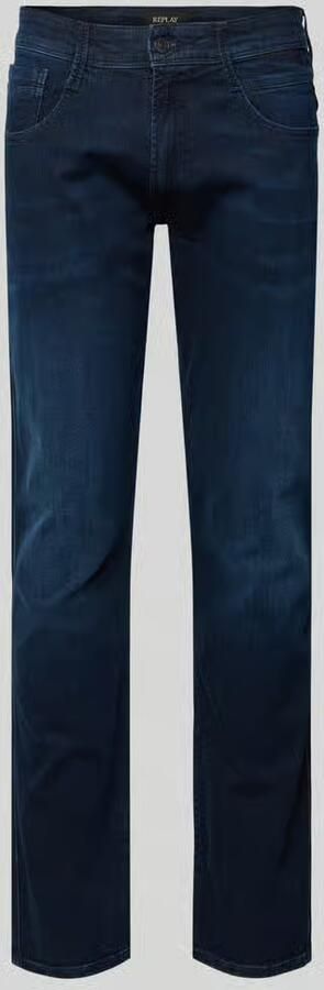 Replay Slim fit jeans in 5-pocketmodel model 'ANBASS' - Foto 9
