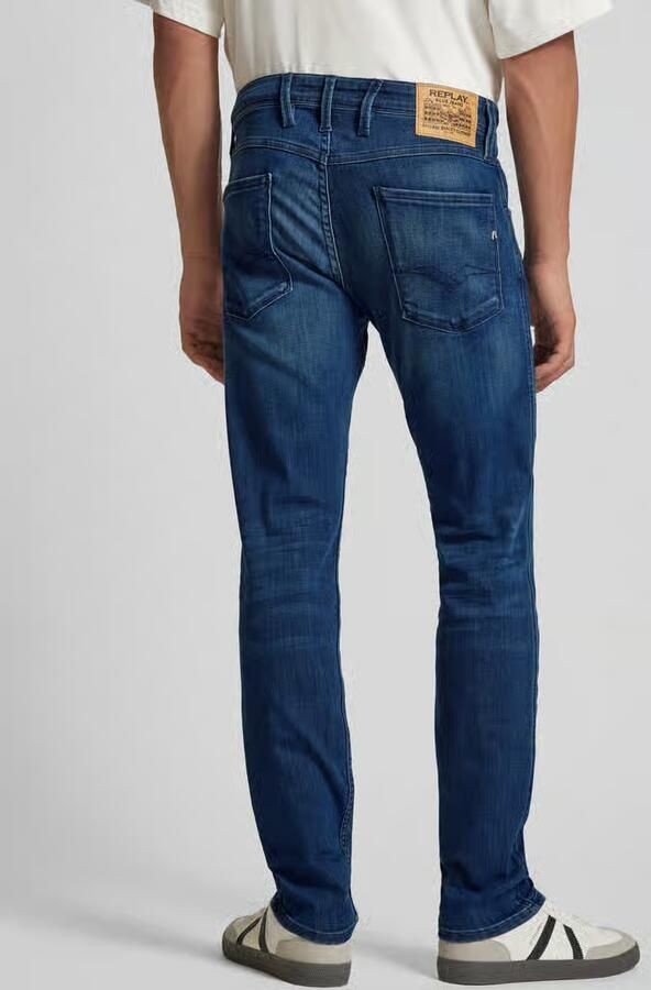 Replay Donkerblauwe Hyperflex Slim Fit Jeans Blue Heren - Foto 3