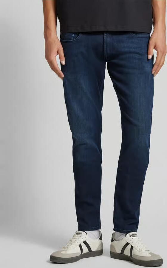 Replay Slim fit jeans in 5-pocketmodel model 'ANBASS' - Foto 5