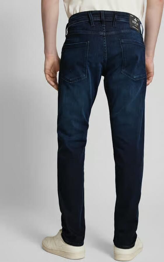 Replay Slim fit jeans in 5-pocketmodel model 'ANBASS' - Foto 11