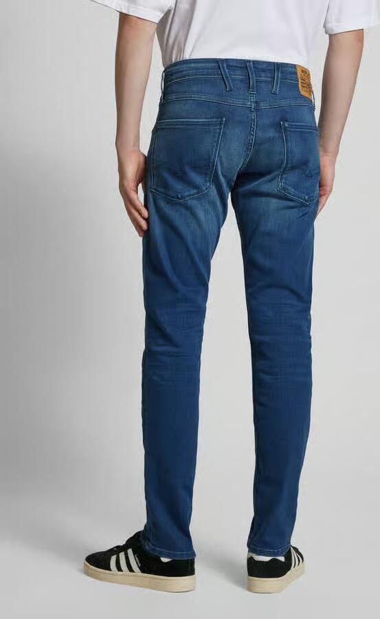 Replay Donkerblauwe Hyperflex Slim Fit Jeans Blue Heren - Foto 5