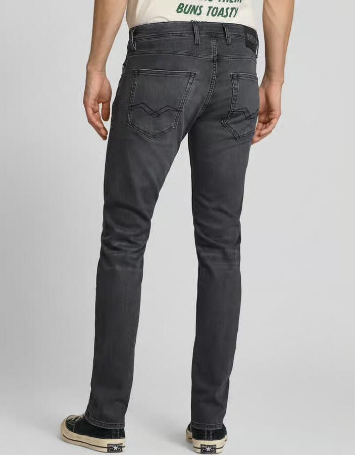 Replay slim fit jeans in 5-pocketmodel model 'Grover' - Foto 4