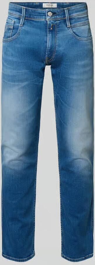 Replay Slim fit jeans met 5-pocketmodel Model 'Anbass'