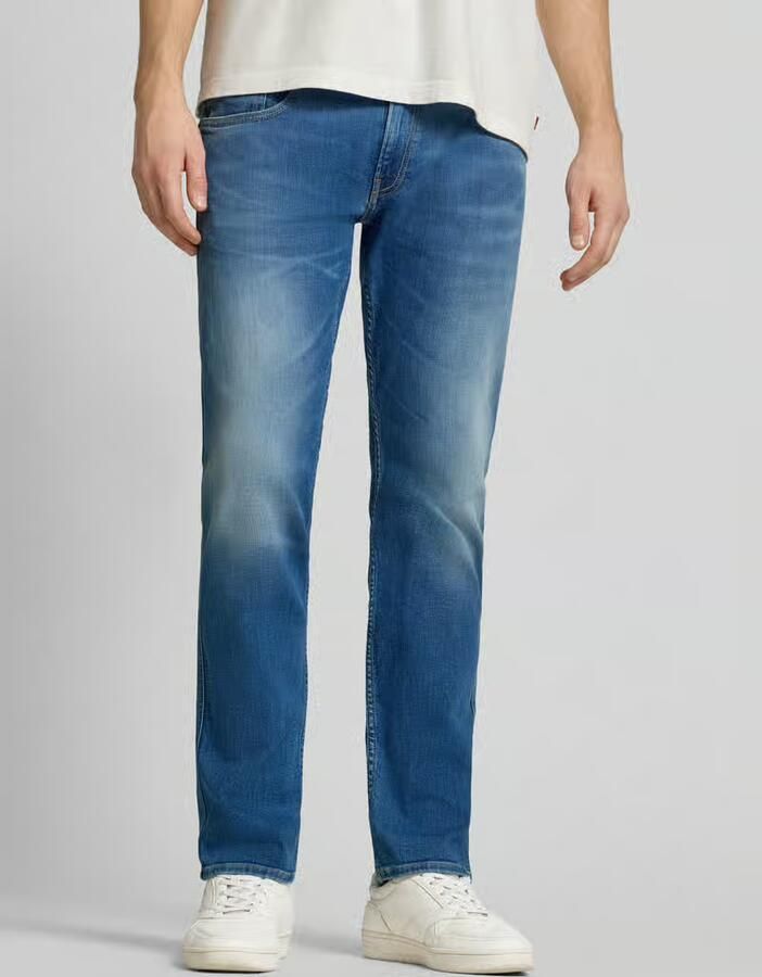 Replay Slim fit jeans met 5-pocketmodel Model 'Anbass' - Foto 5