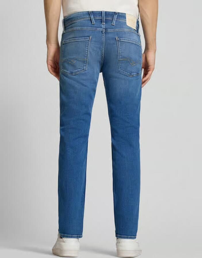 Replay Slim fit jeans met 5-pocketmodel Model 'Anbass' - Foto 4