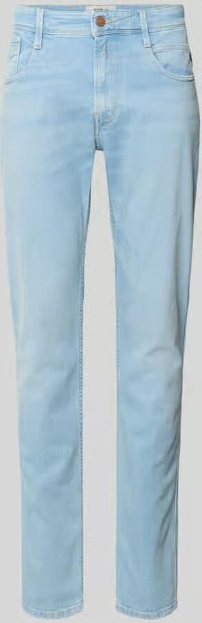 Replay Slim fit jeans met steekzakken model 'Anbass' - Foto 2