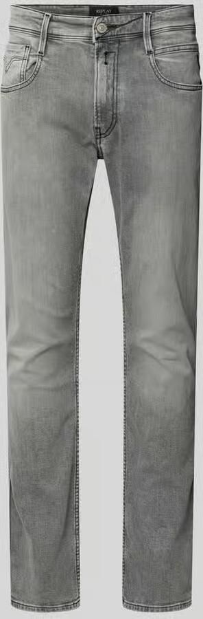Replay slim fit jeans met steekzakken model 'Anbass' - Foto 2