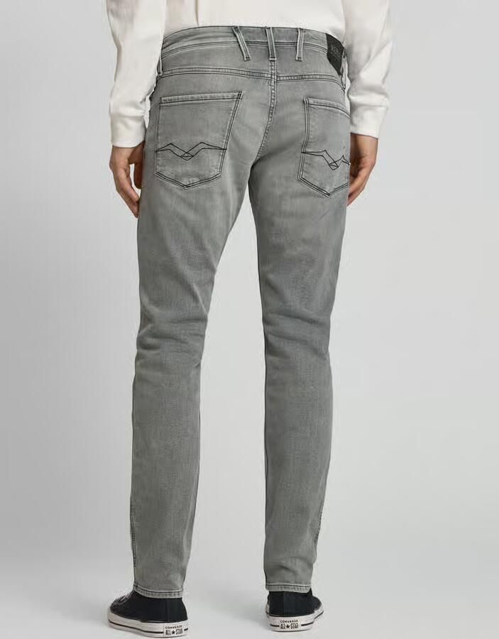 Replay slim fit jeans met steekzakken model 'Anbass'
