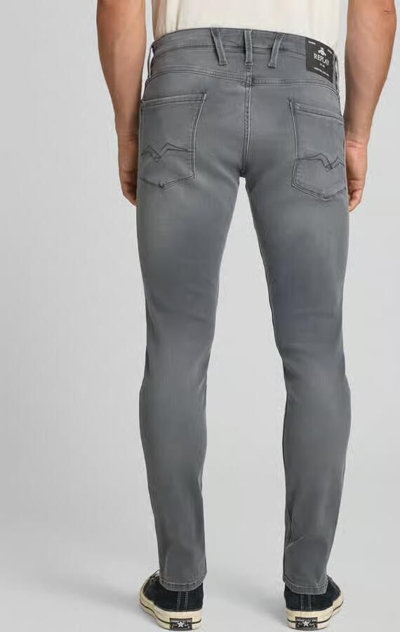 Replay slim fit jeans met steekzakken model 'ANBASS' - Foto 10