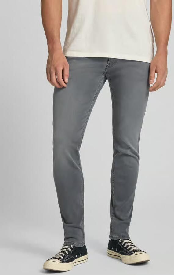 Replay slim fit jeans met steekzakken model 'ANBASS' - Foto 11