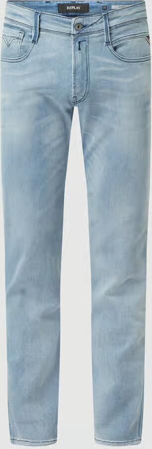 Replay Slim fit jeans met stretch model 'Anbass'