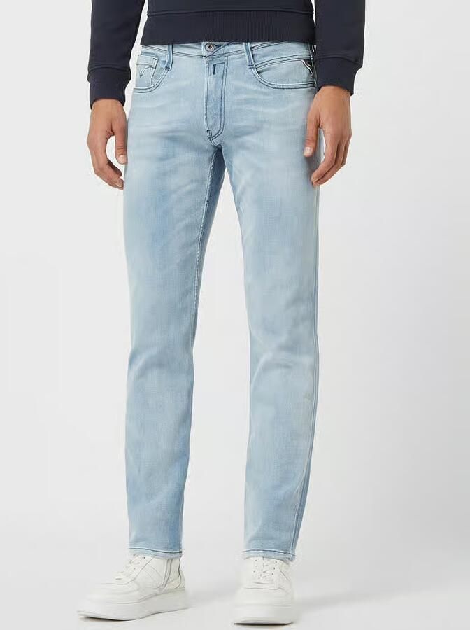 Replay Slim fit jeans met stretch model 'Anbass' - Foto 2