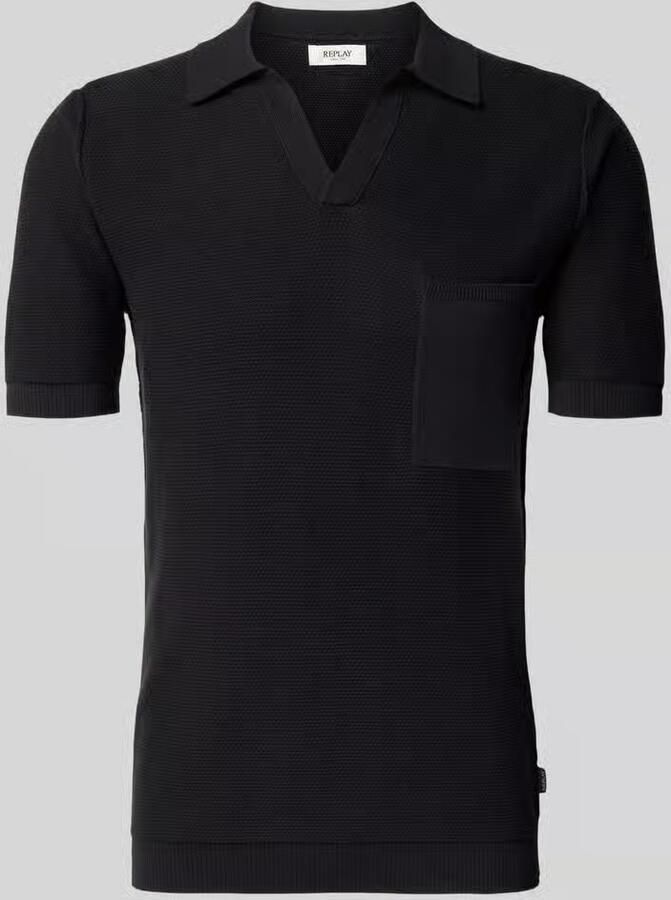 Replay Slim Fit poloshirt in brei-look - Foto 2