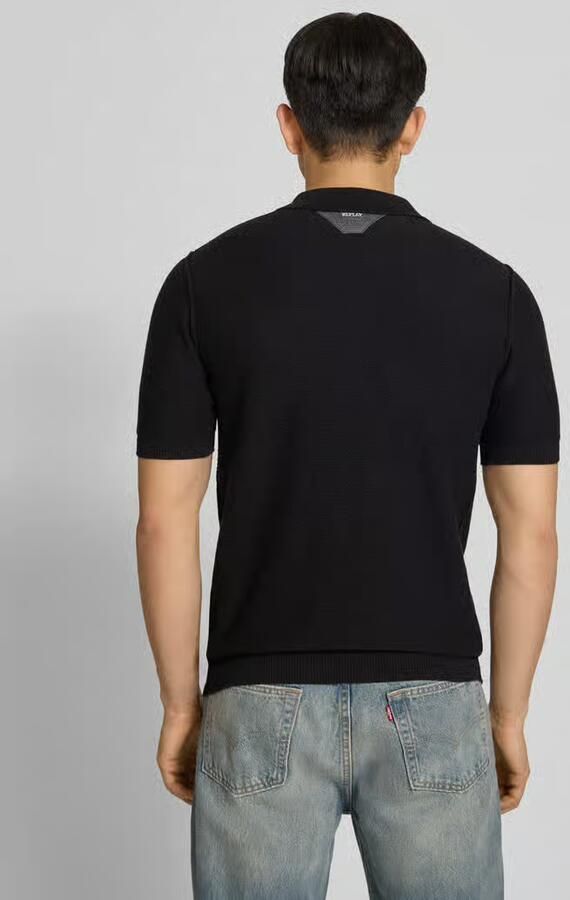 Replay Slim Fit poloshirt in brei-look - Foto 2