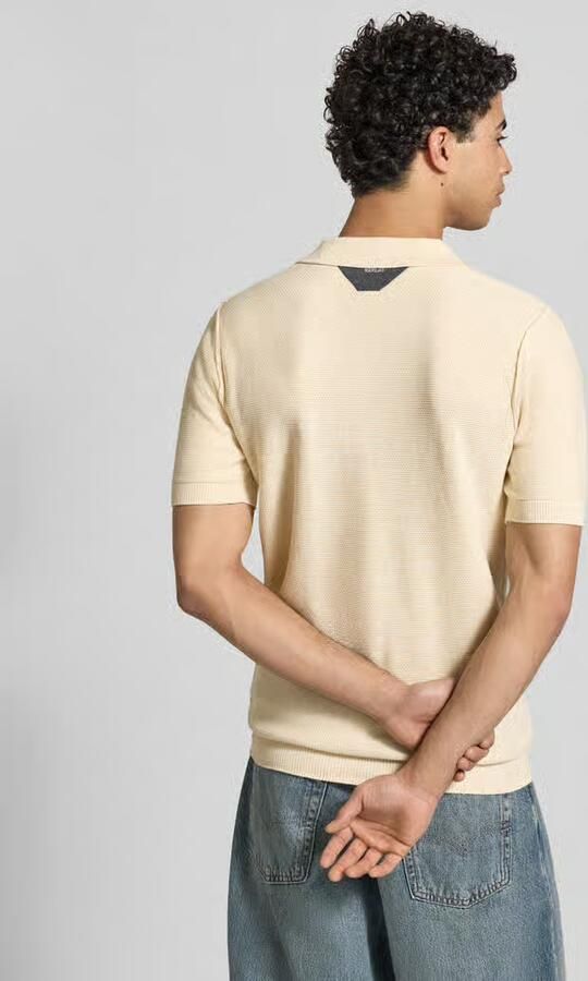 Replay Slim Fit poloshirt in brei-look - Foto 2