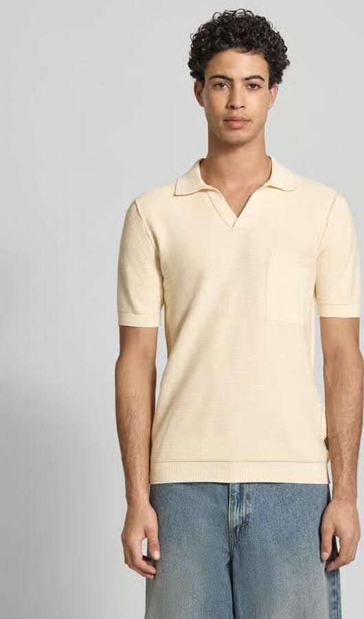 Replay Slim Fit poloshirt in brei-look - Foto 3