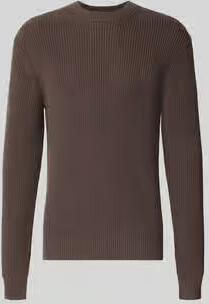 Replay Slim fit pullover van pure katoen in tricotlook