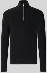Replay Slim fit pullover van pure katoen in tricotlook