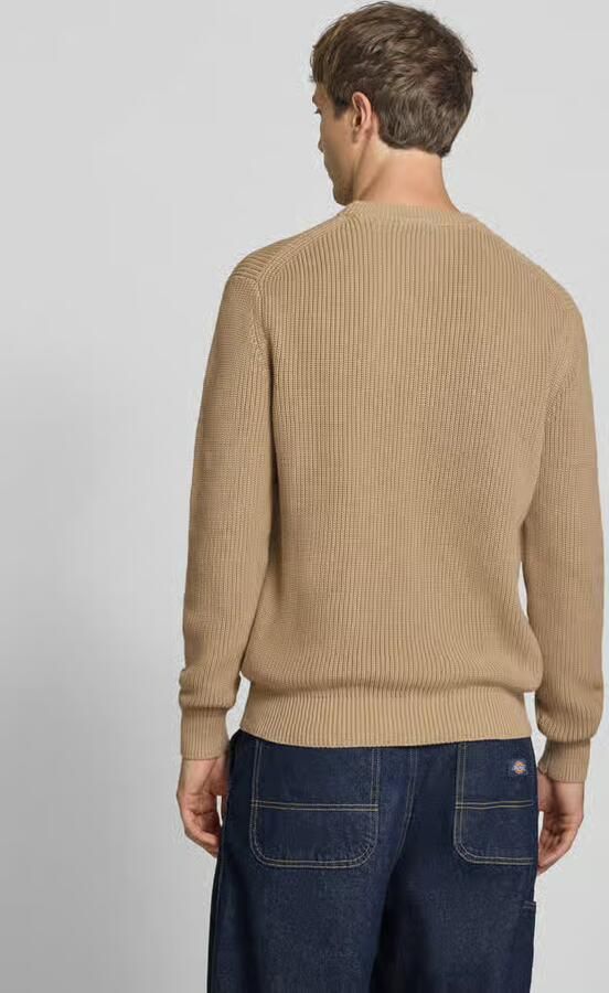 Replay Slim fit pullover van pure katoen in tricotlook - Foto 2