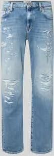 Replay straight fit jeans in destroyed-look model 'AIDEEN'