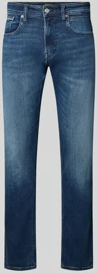 Replay straight fit jeans met steekzakken model 'GROVER' - Foto 2