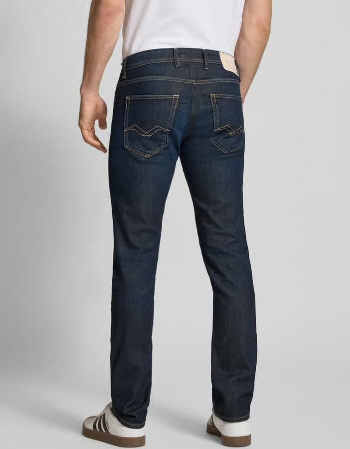 Replay Straight fit jeans met steekzakken model 'GROVER'