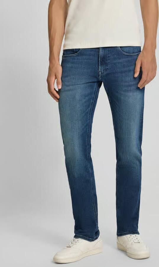 Replay straight fit jeans met steekzakken model 'GROVER' - Foto 5