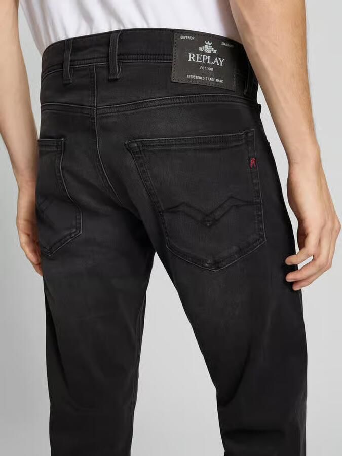 Replay Straight leg jeans in 5-pocketmodel model 'GROVER' - Foto 1