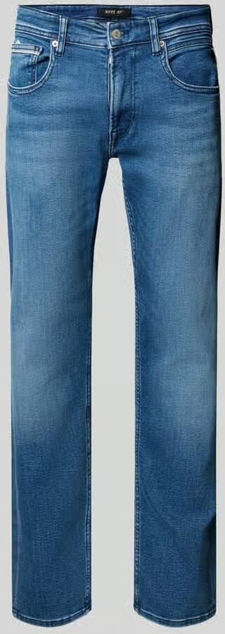 Replay Straight leg jeans in 5-pocketmodel model 'GROVER' - Foto 5