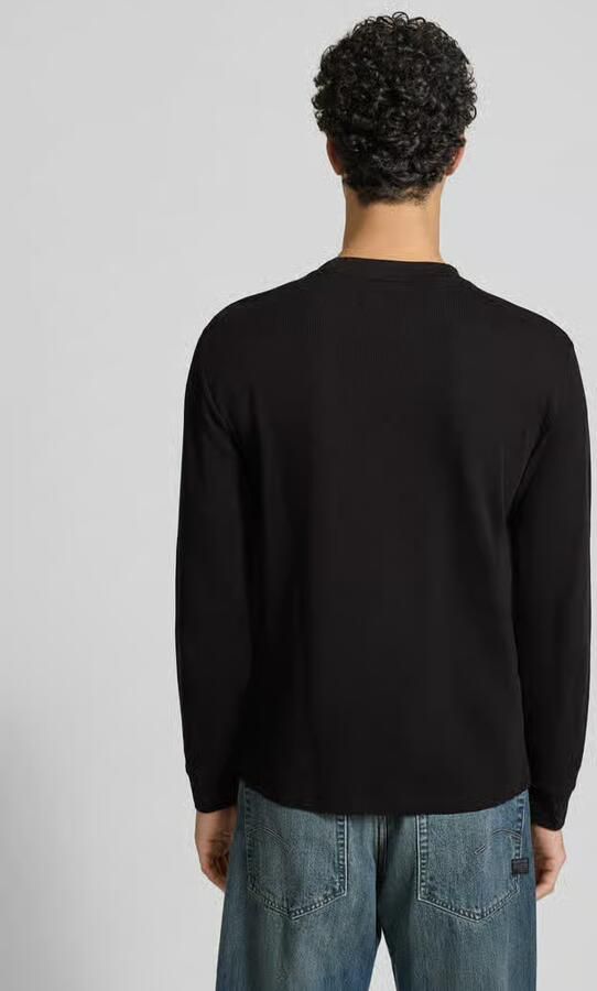 Replay T-Shirt Lange Mouw WAFFLE FABRIC M3101 .000.85204 - Foto 10