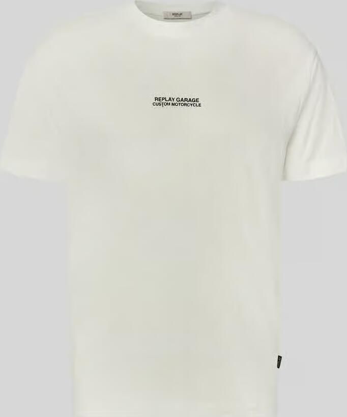 Replay T-shirt met labelprint