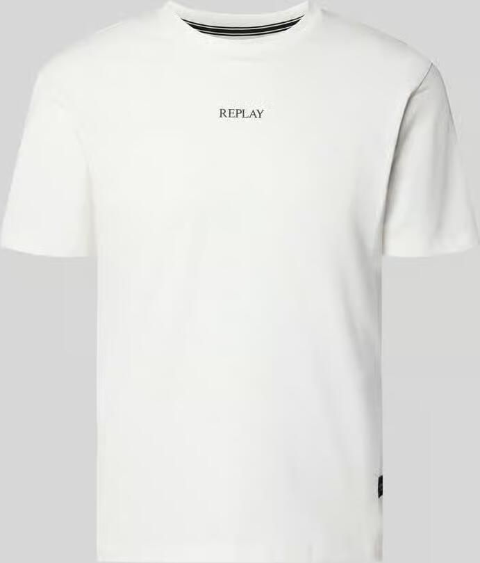 Replay T-shirt Korte Mouw M3098.2660-011 NATURAL WHITE - Foto 3