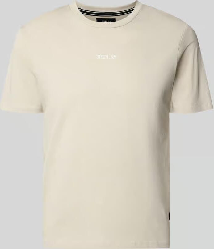 Replay T-shirt met logoprint regular fit