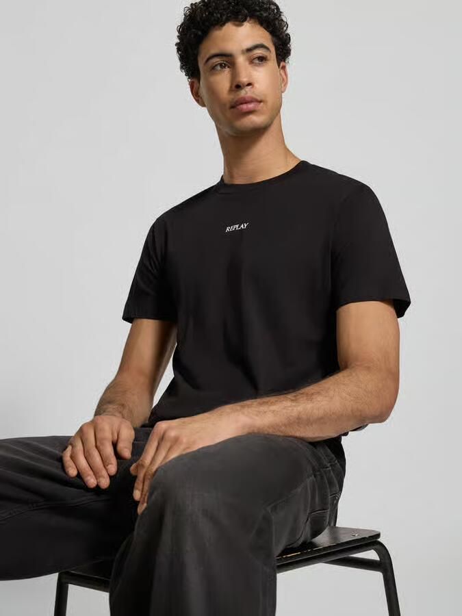 Replay T-shirt Korte Mouw M3098.2660-098 BLACK - Foto 3