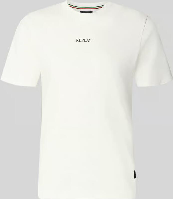 Replay T-shirt Korte Mouw M3098.2660-011 NATURAL WHITE - Foto 5