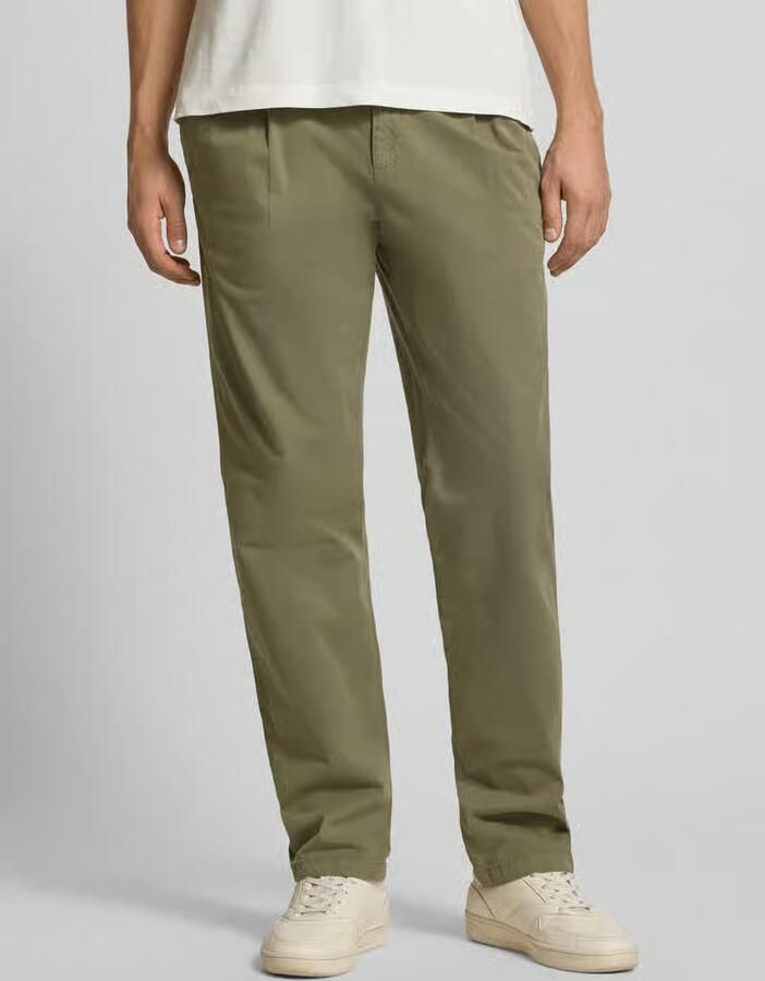 Replay Tapered fit chino met bandplooien model 'ADHANN' - Foto 2