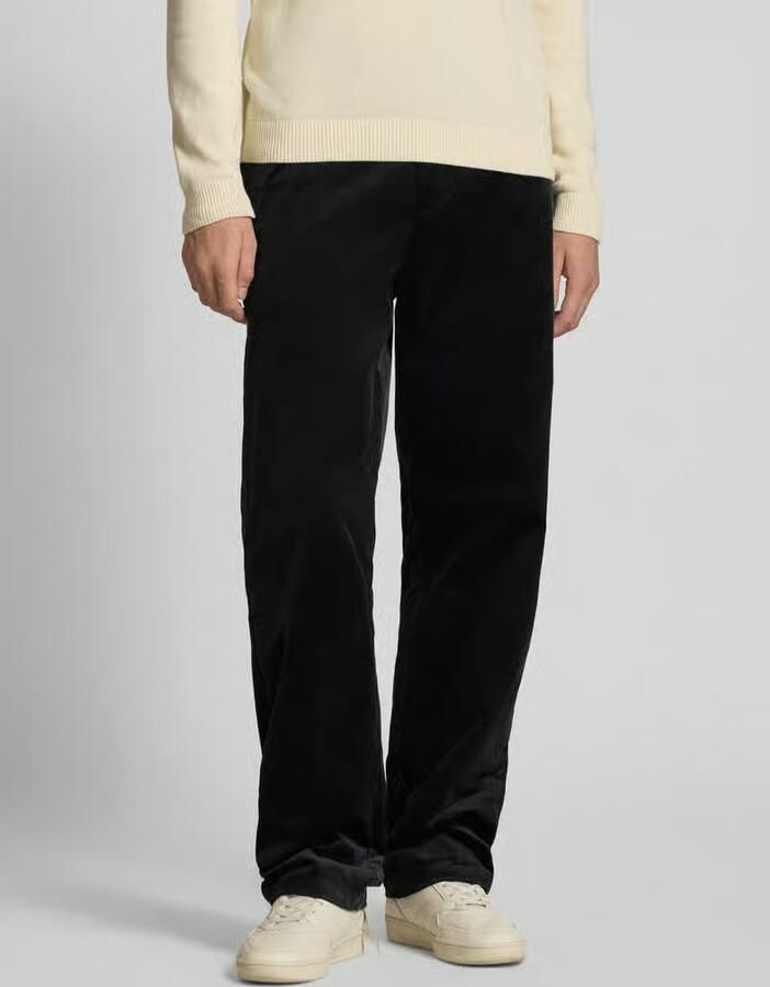 Replay Tapered fit corduroy broek met riem - Foto 2