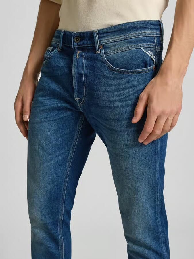 Replay Regular slim fit jeans in 5-pocketmodel model 'WILLBI' - Foto 2
