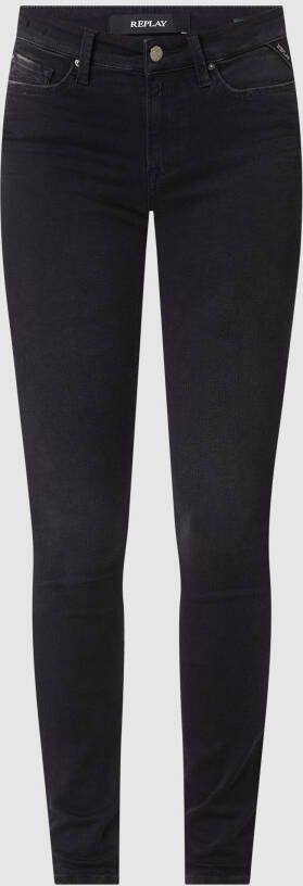 Replay Skinny fit jeans met stretch model 'Luzien'