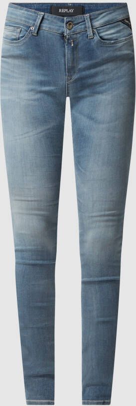 Replay Skinny fit jeans met stretch model 'Luzien' HYPERFLEX