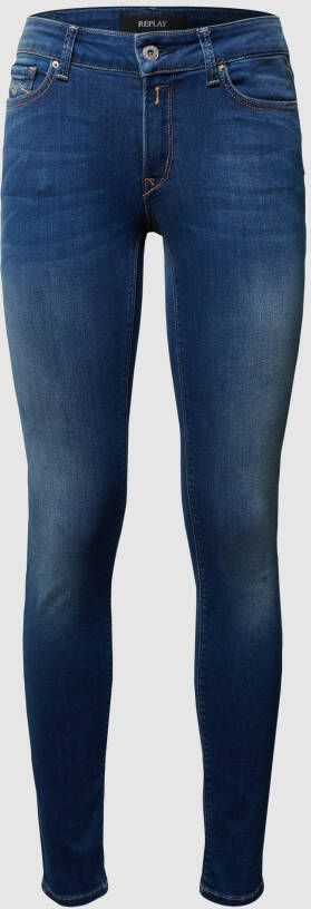 Replay Skinny fit jeans met stretch model 'New Luz'